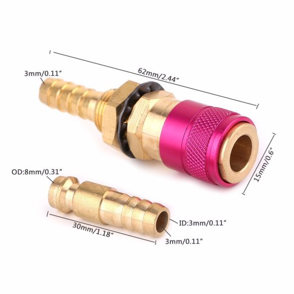 Self-locking MIG-500 cooling water tank socket - Image 3