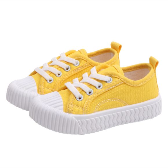 Autumn Korean Style Children's Candy-colored Canvas Shoes - Image 6