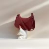 Underarm Bag Women's Portable Patent Leather Solid Color Glossy Crossbody Bag