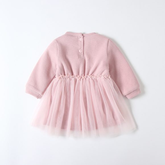 Baby girl plus velvet dress - Image 2