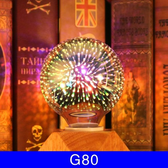3D Fireworks Decorative Light Bulb Christmas Lights Christmas Home Decorations - Image 8