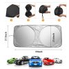 Foldable Car Front Rear Window Windshield Sun Shade Shield Cover Visor UV Block - Image 6
