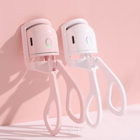 Eyelash Curler Portable Electric Heated Comb Eye Lash Long Lasting Eyelashes Curls Thermal Eyelash Curler Makeup Tools Heated Eyelash Curlers,Rechargeable Electric Eyelash Curler,Handheld Eyelash Heat - Image 3