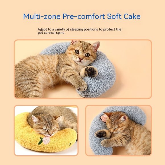 Dog Cat Sleeping Moon Pillow Small Dog Plush Pillow - Image 6