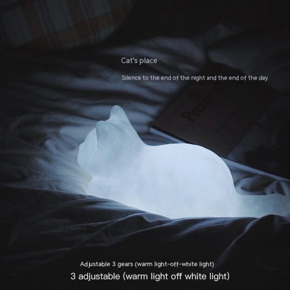 Wife Girl Cat Vinyl Small Night Lamp Christmas - Image 5