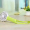 Mini usb hand fan cooling portable fan led light air conditioner cooler adjustable speed heat rechargeable battery fans 200mm - Image 4