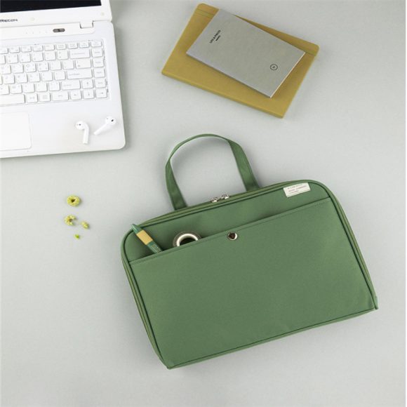 Solid Color Shock-absorbing Laptop Bag - Image 8