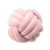 Knotted Plush Ball Design Round Throw Pillow - Image 4