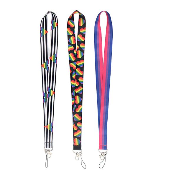 Gay Mobile Phone Lanyard Multiple Polyester Ribbon - Image 3