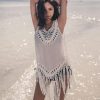 Sexy Cover Up Summer Beach Wear Tassel Bathing Suit Pareo Swimsuit Bikini Sunscreen One Piece Robe Beach Tunic Swimwear - Image 5