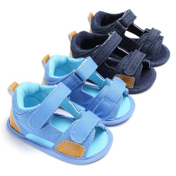 Denim baby Velcro sandals toddler shoes baby shoes - Image 6
