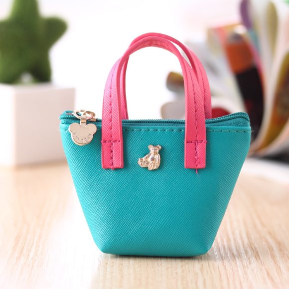 Factory Direct Korean Zero Purse Hand Leather Bag Candy Color Lovely Zero Purse - Image 2
