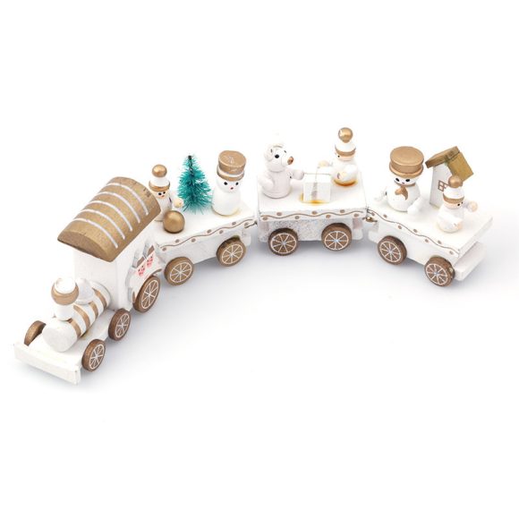 4pcs Mini Wood Train Toys - Image 3