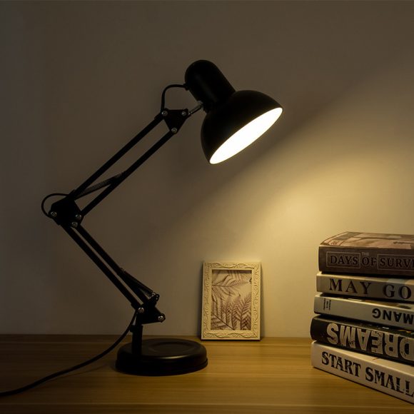 Modern LED Long Swing Arm adjustable classic desk Lamps E27 clip Table Lamp for - Image 9