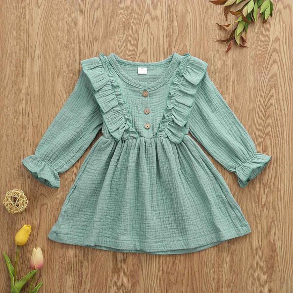 Girls cotton dress - Image 7