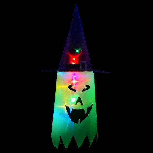 Halloween Holiday Decoration Lanterns Cloth Art Ghost Halloween String Lights - Image 4