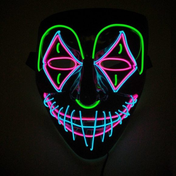 Halloween LED Glowing Mask - Image 2