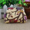 Korean lovely small zero purse lady canvas owl cartoon children coin bag Yiwu small purse wholesale - Image 8