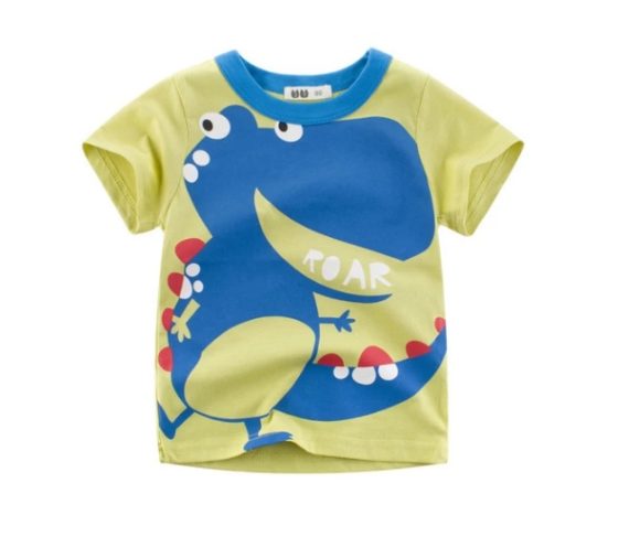 Children's Wear Summer New Korean Children's Boys Cotton T-shirt Men's Treasure In Children's Short Sleeves - Image 8