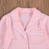 Cotton Two Piece Pajama Sets Toddler Kids Baby Girl Boy - Image 2