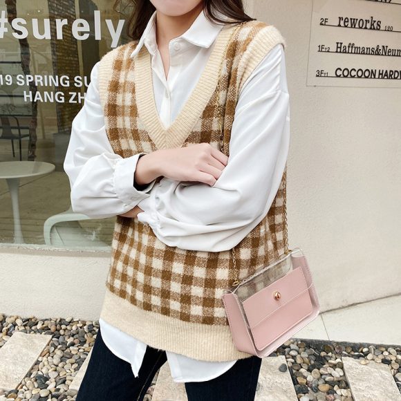 Simple Jelly Fashionable Solid Color All-matching Shoulder Messenger Bag - Image 5