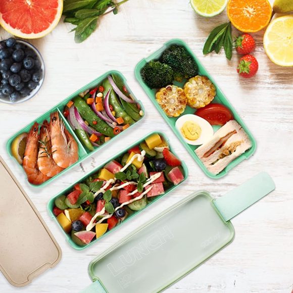 Amazon 8-piece Set Japanese Lunch Box Suit Thermal Bag Breakfast Soup Cups Bento Box Set Suit - Image 3