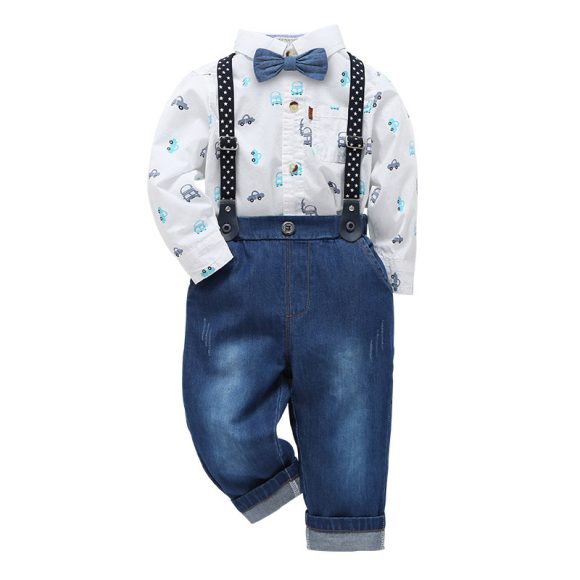 Three-piece suit of gentleman dress suspenders - Image 2