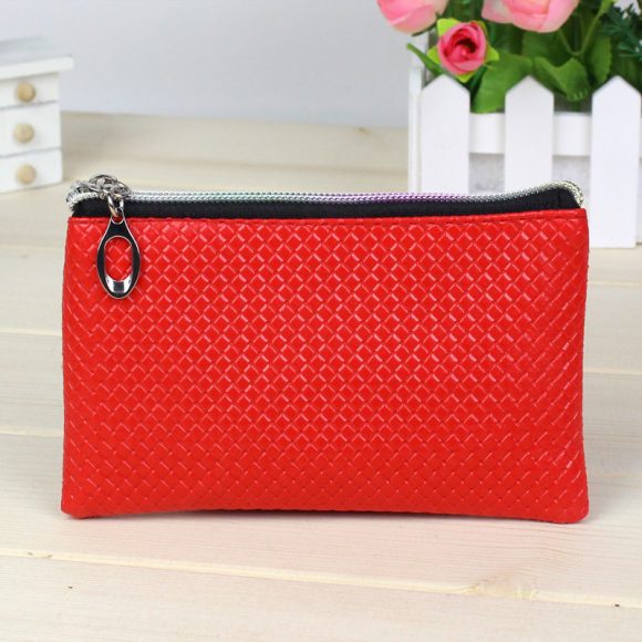 Women's Creative Zero Purse 10 Yuan Store Pu Zipper Pocket Pocket Candy Color Mini Coin Bag Handbag - Image 10