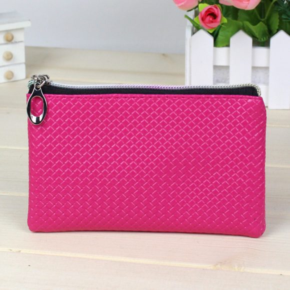 Women's Creative Zero Purse 10 Yuan Store Pu Zipper Pocket Pocket Candy Color Mini Coin Bag Handbag - Image 8