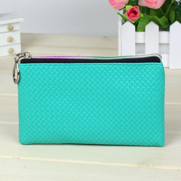 Women's Creative Zero Purse 10 Yuan Store Pu Zipper Pocket Pocket Candy Color Mini Coin Bag Handbag - Image 7