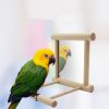 Bird stand with mirror - Image 3