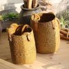 Hand woven basket flower basket basket rattan - Image 3