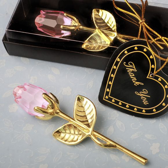 Crystal Golden Rose Flower Valentine's Day Gift - Image 7