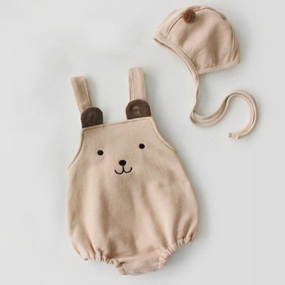 Baby sleeveless strapless cotton robe hat - Image 2