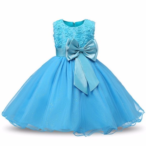 Princess Flower Girl Dress Summer Tutu Wedding Birthday Party Dresses - Image 6
