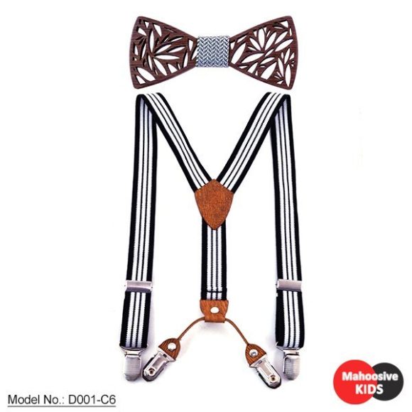 Children's wooden bow tie - Image 4