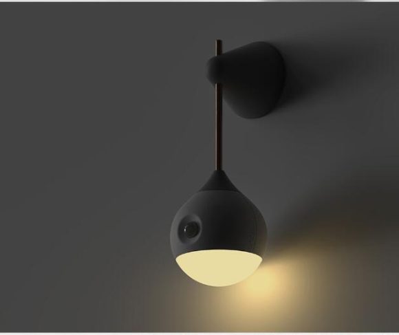 Induction night light corridor bathroom bedroom intelligent human body bedside lamp - Image 10