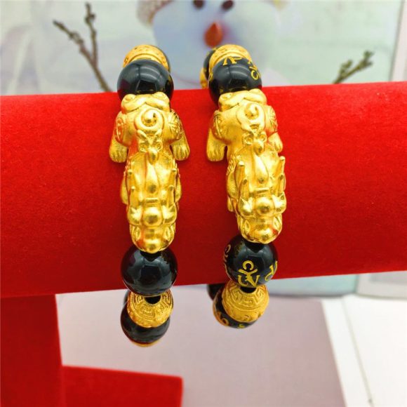 Vietnamese sand gold jewelry gold-plated brave bracelet - Image 5