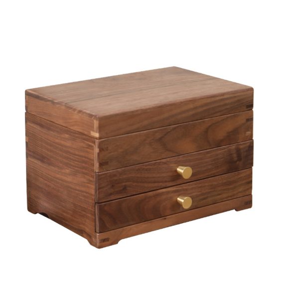 Cosmetic Box Solid Wood Storage Cabinet - Image 2
