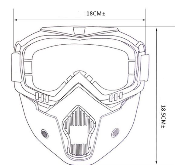 Factory direct tactical goggles riding bike cover outdoor special goggles for motorcycle helmet - Image 2