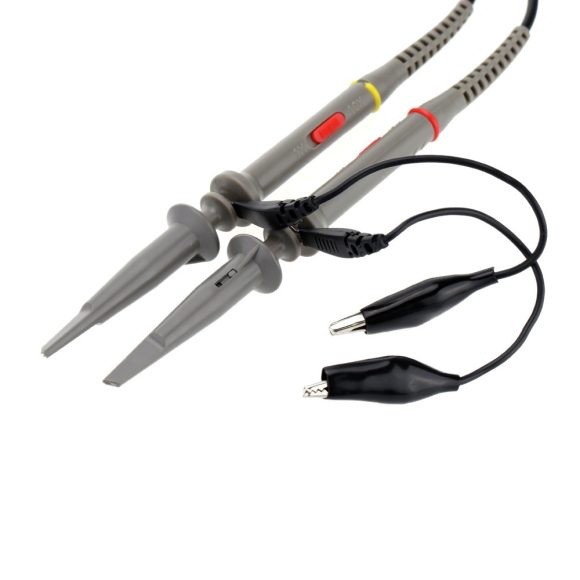 P6100 2Pcs 1X 10X 100MHz Oscilloscope Probe Alligator Clip - Image 4