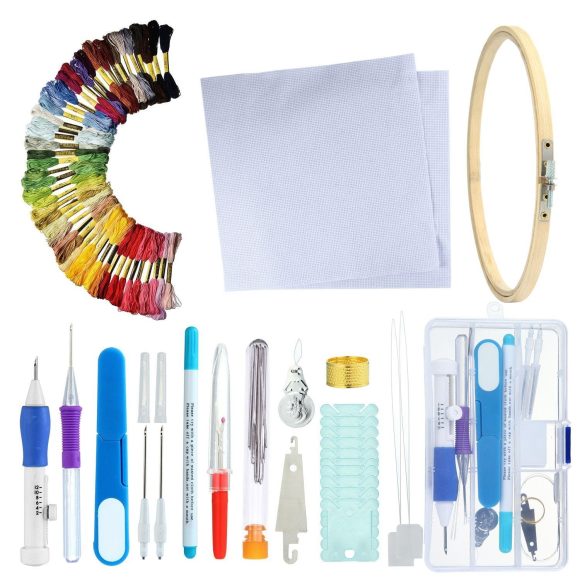 DIY Embroidery Set + 50 Threads - Image 4