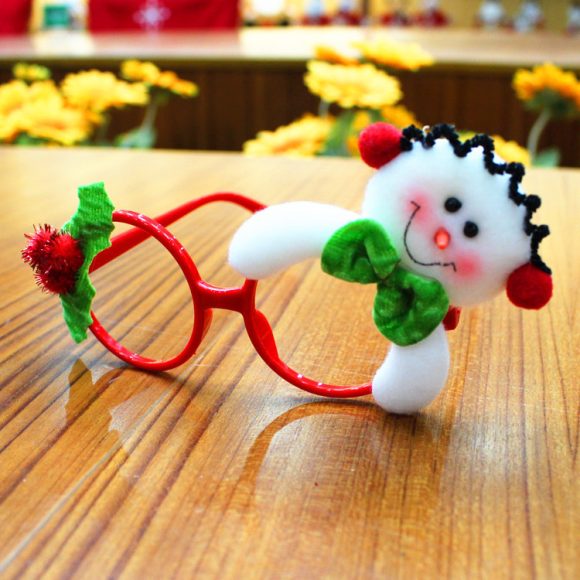 Christmas glasses frame Christmas party supplies Christmas gifts Christmas decorations glasses Santa glasses - Image 3