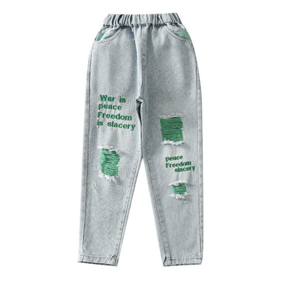 Big Children Loose Children In Spring Beggar Pants - Image 4