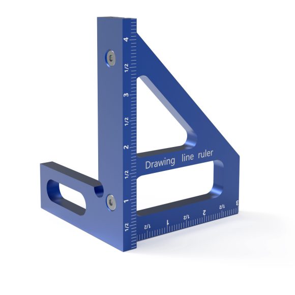 Aluminum Alloy Ruler Woodworking Angle Lineation Ruler - Image 9