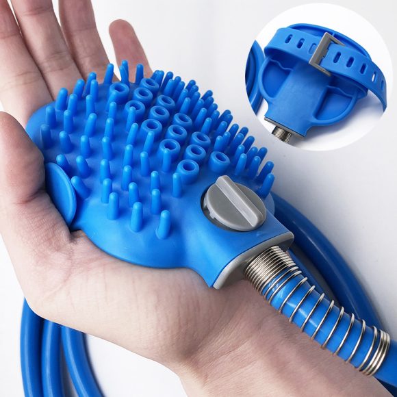 Pet Cleaning Supplies Outdoor Shower Bath Brush Dog - Image 5