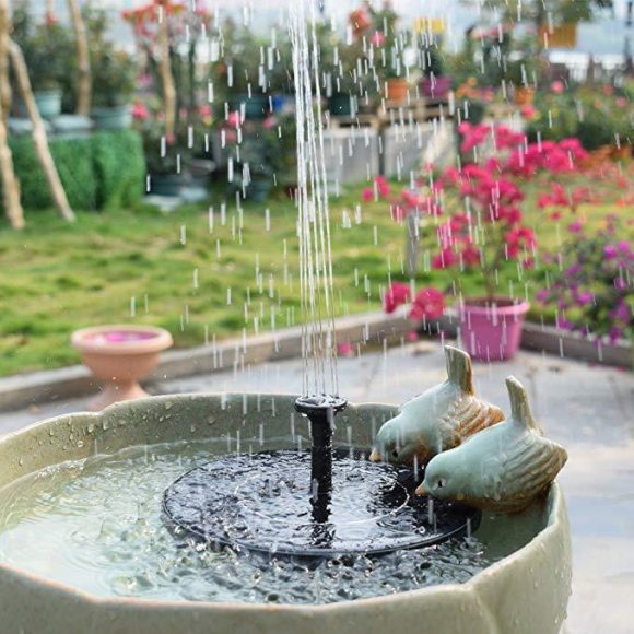 Solar Fountain  Outdoor Garden Classic Round - Image 6