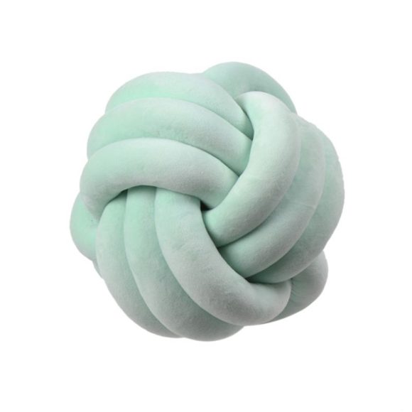 Knotted Plush Ball Design Round Throw Pillow - Image 7
