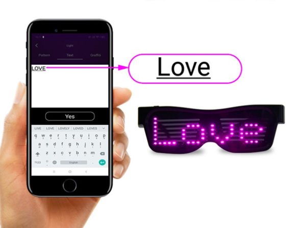 Multicolor Party LED Glasses Dynamic Flashing LED Glasses - Image 2