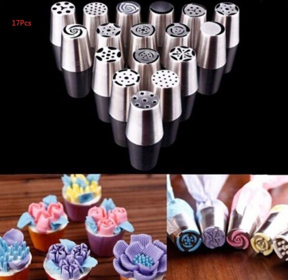 DIY Series Stainless Steel Christmas Decorating Mouth 30 Variety of Cakes Decoration Tools - Image 2